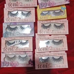 Ioni XL Whispy Dramatic 3D Faux Mink Lashes - Bold Black